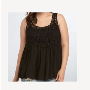 Torrid Babydoll blouse  NWOT